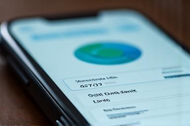 واجهة إعدادات الهاتف لضبط حدود البيانات